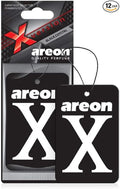 AREON X XV02 Hanging Best Car Air Freshener Black Crystal Scent, Paper Hanging Ornaments, Long Lasting Scent for Car or Home 