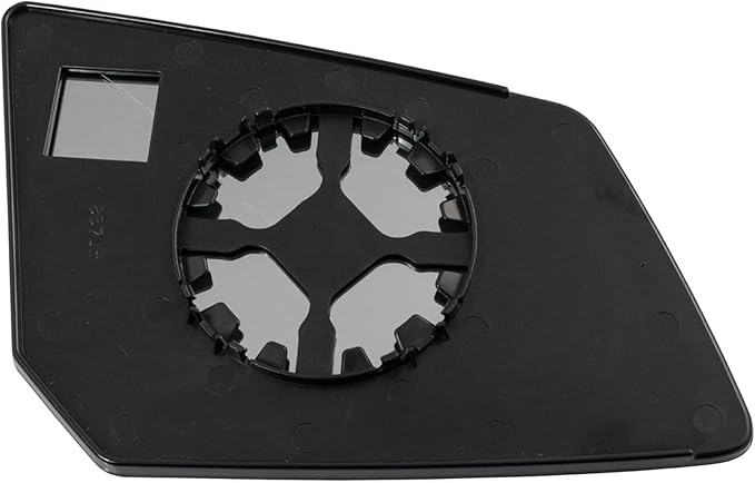 TRQ Driver Side Mirror Glass Non-Heated Compatible with 2009-2015 Chevrolet Traverse 2007-2013 GMC Acadia 2007-2010 Saturn Ou
