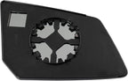 TRQ Driver Side Mirror Glass Non-Heated Compatible with 2009-2015 Chevrolet Traverse 2007-2013 GMC Acadia 2007-2010 Saturn Ou