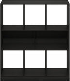 Furinno DALY Book Shelf, 8-Cube Bookshelf, Horizontal Cube Storage Organizer Bookcase, 10.9 x 35.4 x 39.4, for Living Room, B