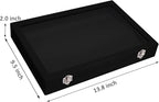 Vicoter Velvet Necklace Display Jewelry Tray 20 Hook Necklace Tray Necklace Pendant Jewelry Tray for Women and Girls