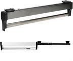 Pull-Out Clothes Rail,Extendable Pull Out Closet Rod - Wardrobe Pull-Out Trousers Rack, Pull Out 30-80cm Clothes Rail, Steel 