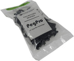 PegPro® 1" Hooks Kit for Standard “Wood Fiber” pegboard – Durable Plastic Pegboard Hooks - for Garage, Kitchen, Craft Room, a