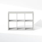 Furinno Cubic Closet Organizers and Storage, 6-Cube Closet Organizer, Open Shelf Closet Storage, Extra Thick Frame for Wardro