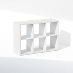 Furinno Cubic Closet Organizers and Storage, 6-Cube Closet Organizer, Open Shelf Closet Storage, Extra Thick Frame for Wardro