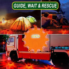 GP904 LED Road Flares Emergency Light Kit, 9 Glow Modes Strong Magnet Hang Hook for Holiday Gift, Road Emergency Rescue Searc