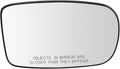 TRQ Passenger Side Mirror Glass Non Heated with Backing Plate Compatible with 2011-22 Dodge Charger 2011-16 Chrysler 300 2011