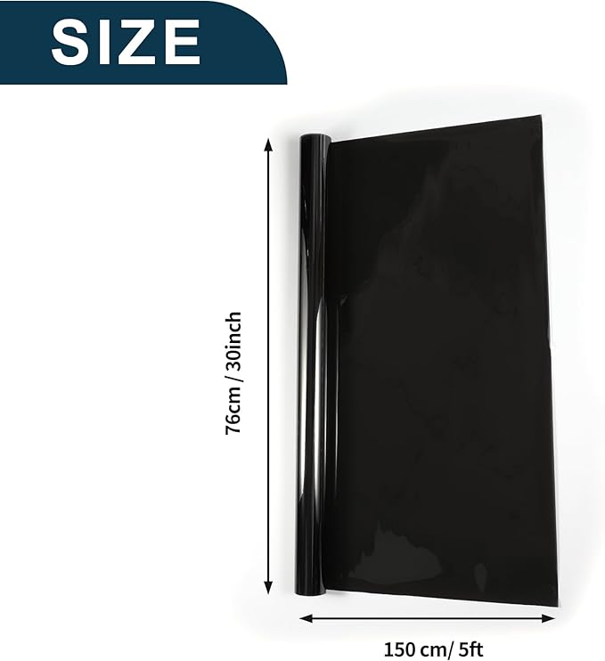 Motoforti Nano Ceramic Car Window Tint Film VLT 18% IRR 48% UVR 75% Chrome Gray 5ft x 30inch Privacy Film 2mil PET 1 Pc