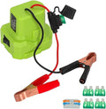 Jumper Cables Adapter for Ryobi 18v Battery Jump Starter, for Jump starting Cars Trucks Tractors (Battery is NOT INCLUDED)