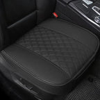 Black Panther PU Car Seat Cover, Front Seat Protector Compatible with 90% Vehicles,Embroidery,Anti-Slip & Full Wrapping Botto