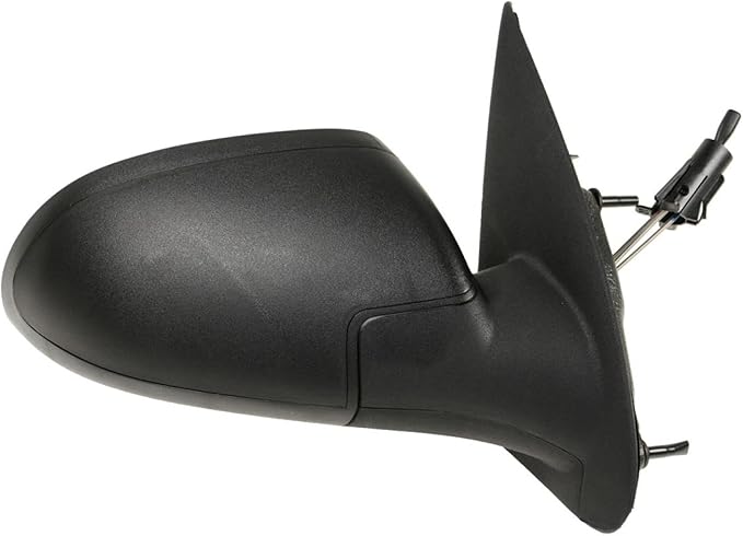 TRQ 2 Piece Driver and Passenger Side Mirror Assembly Set Manual Adjustment Non-Heated No Memory Black Compatible with 2005-2