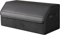 car organizers and storage for SUV,trunk organizer for sedan, leather foldable sleek box with lid,collapsible cargo bins, tool