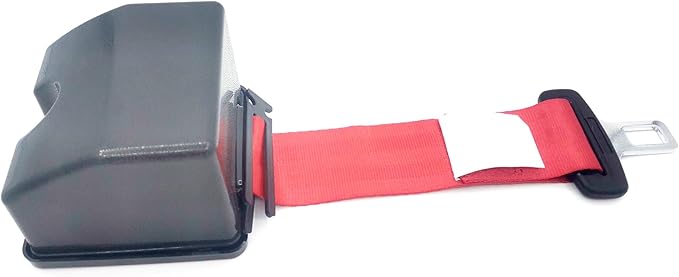 1Pcs Universal Forklift Seat Belt and Fits Tractor Mower Buggy Retractable Red 71 inch New