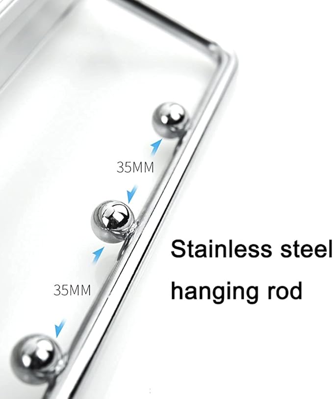 Pull Out Closet Hanger Metal Sliding Clothes Rail,Extendable Clothing Storage Rack for Wardrobe Space Saving,Metal Base,460mm