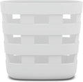 Lalo Bath Time Storage Bin - Keep Items Organized & Dry with Non-Toxic Plastic, Easy Cleanup, Removable Drying Bin, Woven Bab