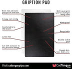 CatTongue Grips Non-Adhesive Anti-Slip Mat - Multi-Purpose Non-Slip Pad for Countertops, Desks, Tables & Workspaces - Ideal D