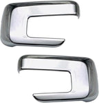 Keptrim for F150 Rearview Side Mirror Cover Trim for Ford F150 2021 2022 2023 2024 2025, ABS Chrome, 2pcs