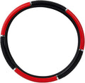 GG Grand General 54046 18 Inches Steering Wheel Cover Red w/Black Hand Grips