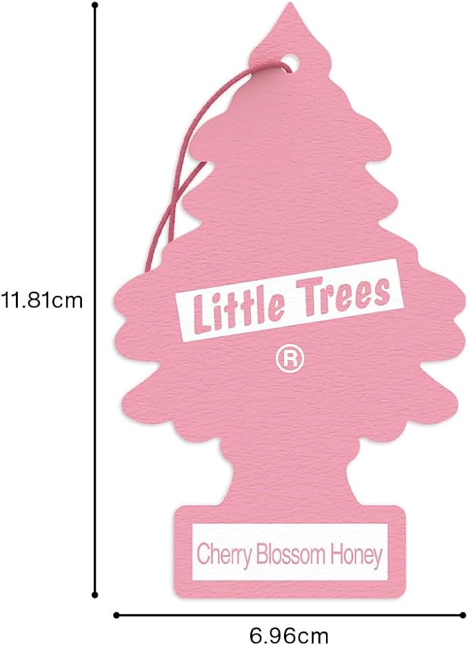 LITTLE Air Fresheners Car Air Freshener. Hanging Tree Provides Long Lasting Scent for Auto or Home. Cherry Blossom, 24 Air Fr