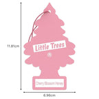 LITTLE TREES Car Air Freshener | Hanging Tree Provides Long Lasting Scent for Auto and Home | 24 Air Fresheners |Cherry Bloss
