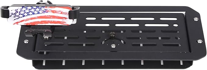 Aunginsy Center Console Dash Storage Organizer Tray with Mobile Phone Mount Compatible with Toyota Tundra/Sequoia 2022-2026, Car Dashboard Multi-Functional Phone Holder Storage Box Insert Accessories