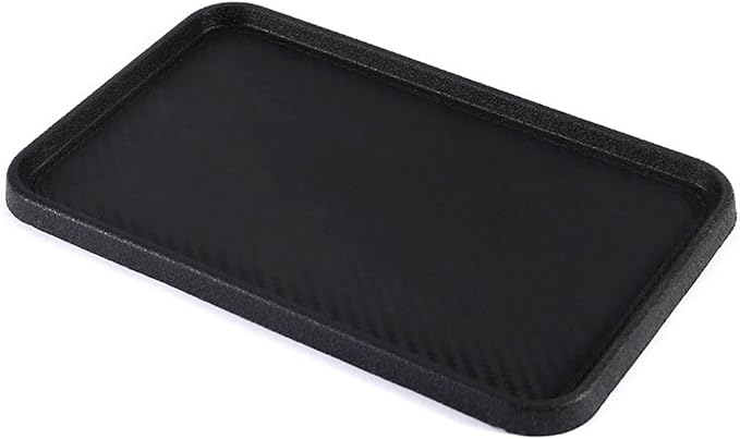 Acouto Dashboard Anti Slip Mat, Silicone Car Dash Cell Phone Holder pad Tray, Anti Skid for Keys Change