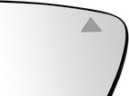 TRQ Passenger Side Mirror Glass Heated Blind Spot Indicator Clear Compatible with 2015-2017 Chrysler 200 CH1325190