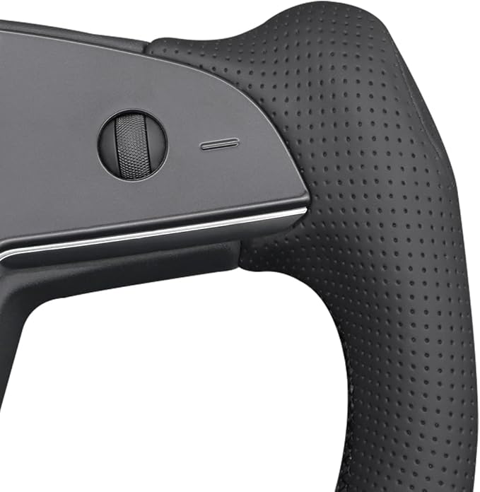 MEWANT Hand Stitched Tesla Model S Yoke Steering Wheel Cover Wrap for Tesla Model S 2021-2023 / Model X 2021-2023 Tesla Yoke Steering Wheel Accessories