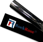 RockRose 75% Nano Ceramic Car Window Tint 40 in x 6FT 2PLY Privacy Film Heat Block, 99% UVR, and 85% IRR Block for Auto or Home Strong Adhesive, Easy Shrink, Plotter Friendly - Charcoal