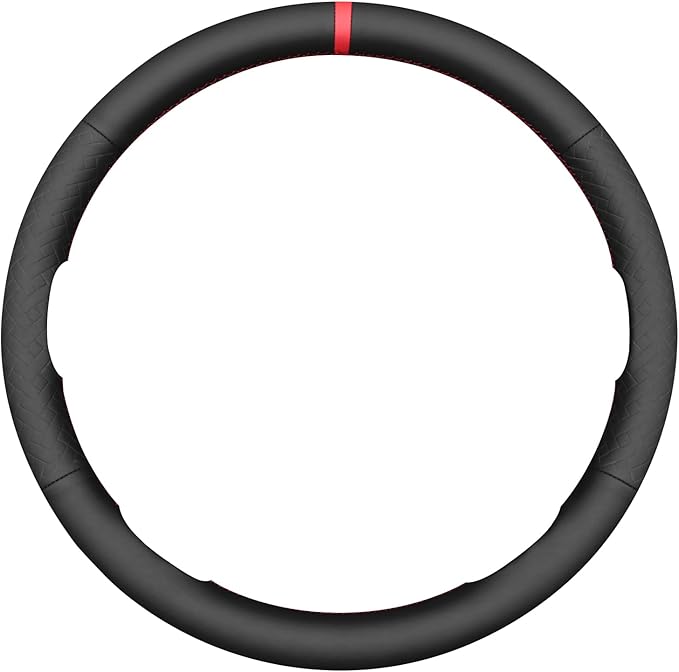 MEWANT Steering Wheel Cover for Chevy Silverado 1500/2500 / 3500 2003-2006 / Silverado 1500 2500HD 3500 Classic/Trailblazer Hand-Stitched Microfiber Leather Steering Wheel Wrap