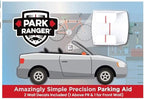 Park Ranger 4 pcs: U.S.A. Made Garage Parking Aid Bright White Amazingly Simple Perfect Assist Gadget Stop Indicator, Easy Install Stopper Peel & Stick Tape & Wall Decals 1 per Vehicle