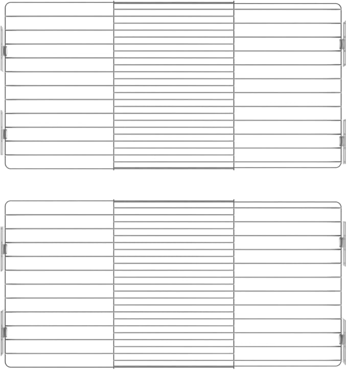 Expandable Closet Tension Shelf with Strong Adhesive, Metal Wire Hanging Shelves Closet Divider Separator Storage Shelves for