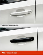 YINGTUU for Honda Accord 10th Gen 2018 2019 2020 2021 2022 Accessories Stickers Door Handle Cover Decals Bright Black