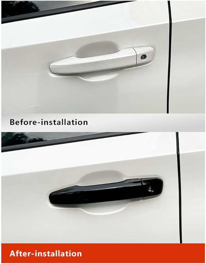 YINGTUU for Honda Accord 10th Gen 2018 2019 2020 2021 2022 Accessories Stickers Door Handle Cover Decals Bright Black