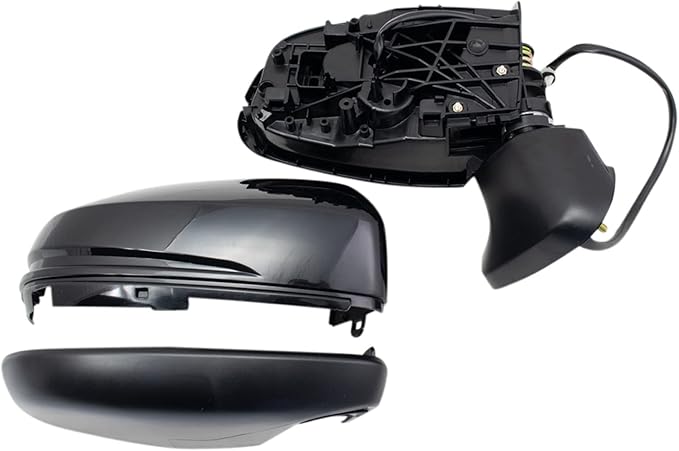 TRQ Driver & Passenger Side Power Mirror Set Paint to Match Compatible with 2015-2018 Honda Fit LX/Sport HO1320332 HO1321332