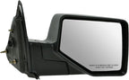 TRQ 2 Piece Driver and Passenger Side Mirror Assembly Set Manual Adjustment Non-Heated No Memory Black Compatible with 2006-2