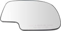 TRQ Passenger Side Power Mirror Glass Clear Snap On Compatible with 1999-2007 Chevrolet Silverado Suburban Tahoe Avalanche GM
