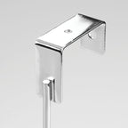 iDesign Classico Steel Over-The-Door 12-Hook Storage Rack - 18.75" x 5" x 10.75", Chrome