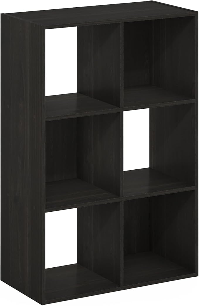 Furinno PELLI Closet Organizers and Storage, 6-Cube Closet Organizer, Open Shelf Closet Storage, for Wardrobe, Bedroom, Livin