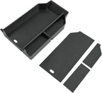 for 2025 2026 BMW X3 Center Console Organizer for BMW X3 G45 (30 xDrive/M50 xDrive), Durable ABS Plastic&Anti-Slip Rubber 2025 X3 Console Tray Insert for 2026 2025 BMW X3 Interior Accessories