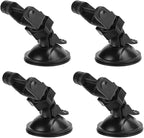 4 Pack Universal Car Dash Cam Mount - Vacuum Suction Cup Holder with 4 Interchangeable Heads for GPS Navigation and Dashboard Recorder(U-Shape Heads)