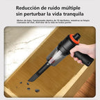 Car Vacuum Portable Cordless, Handheld Vacuum Cordless with 30Mins Rechargeable Battery,Small Handheld Vacuum Cleaner for Car
