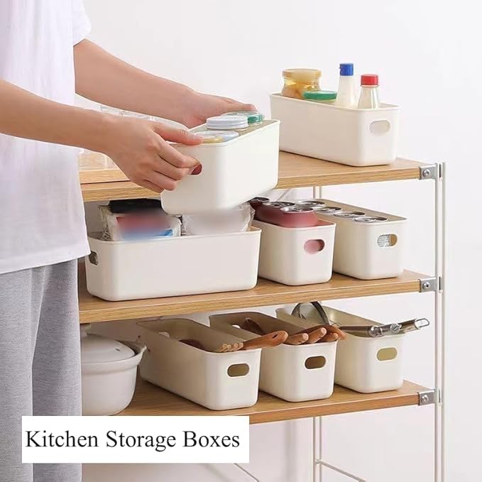 Multi-purpose small storage bins, Storing phone cases, socks, stationery,small items. PP plastic,Organizer and Storage for Si