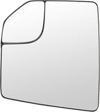 TRQ Driver Side Mirror Glass Non Heated For Factory Equipped Mirrors Compatible with 2015-20 Ford F-150 Truck