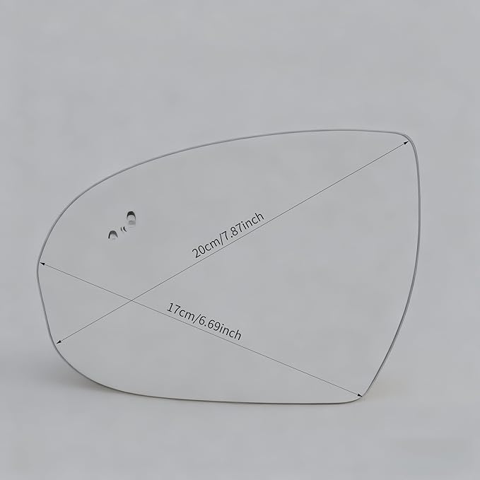 Compatible with 2016-2021 Hyundai Tucson Driver Side Mirror Glass - Left Side Mirrors Glass With Blind Spot Detection, Power Heated,OEM Fit Backing Plate