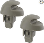 TQPONLY Sun Visor Holder Retainer Clips (2 Pcs) | Compatible with 2000-2003 Dodge Dakota Durango Accessories Car Visor Organizer | Replacement 5GE11TL2AA