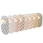 3 Sprouts Baby Closet Dividers 8-Piece Set Newborn to 2T - Double-Sided Organizer for Nursery Clothing Storage - Checkerboard