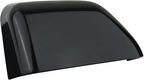 Black Paintable Tow Mirror Cover Cap | For 2017-2024 F250 F350 F450 F550 Super Duty Side by Side Accessories | LH Left Driver Side Exterior Plastic Rearview Top Half Door Mirror Cover