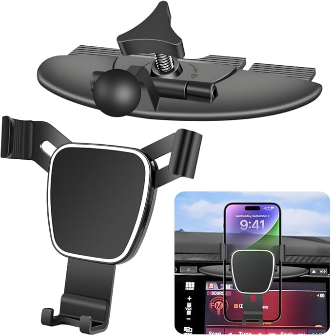 Car Phone Mount Holder for Honda Civic 2001-2015，Odyssey 2011-2017，Pilot 2003-2022 Auto Accessories Bracket Interior CD Slot Mount Mobile Cell Phone case【Not Fit Dashboard Without CD Player】