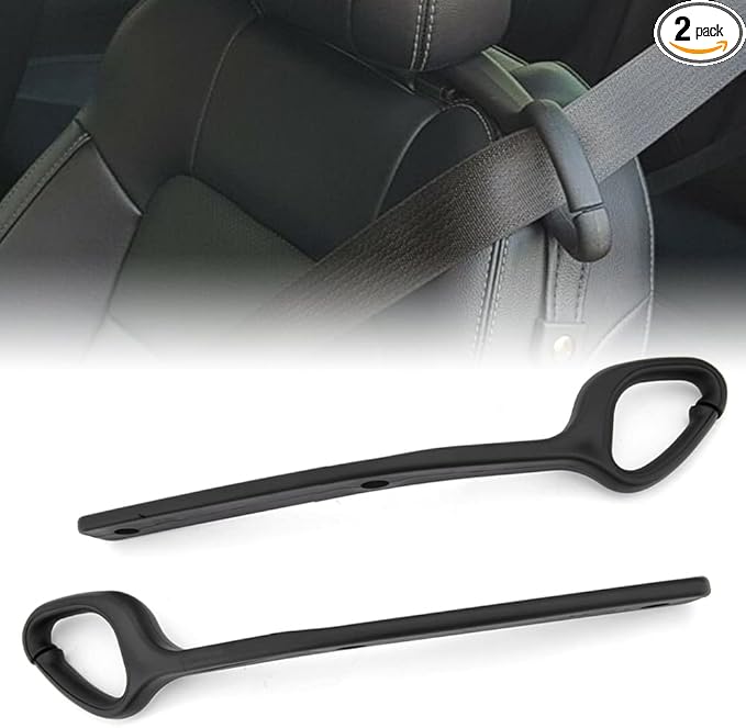 Pair Seat Belt Extension Guide Holder Compatible with 2014-2021 Ford Mustang EcoBoost GT Safety Accessories